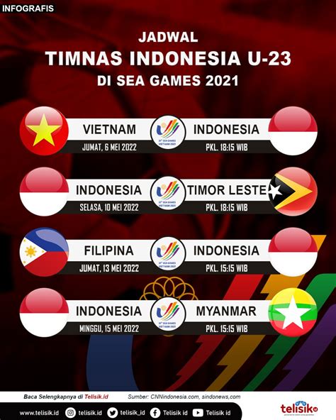 jadwal pertandingan timnas indonesia u23
